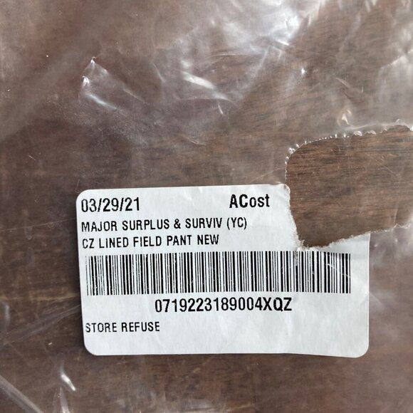 Vintage Czech Military Insulated/Lined Field Pants OD Green XL NEW - Picture 9 of 9